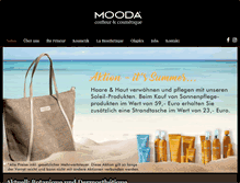 Tablet Screenshot of mooda.de